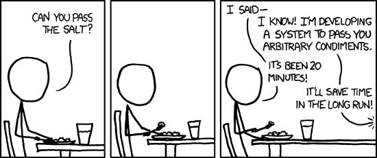 Image source: XKCD, The General Problem, https://xkcd.com/974/ 