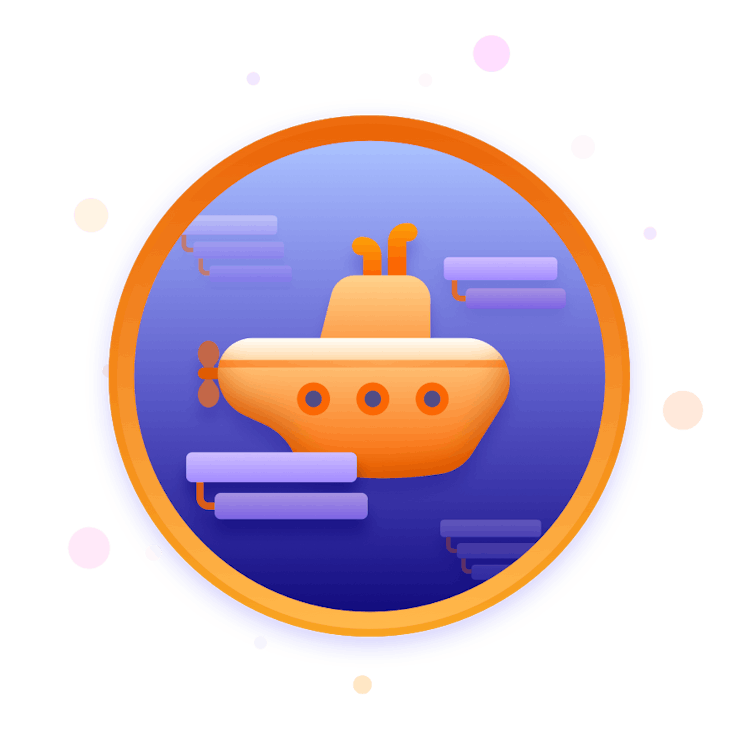 Unlimited monday.com subitems submarine icon