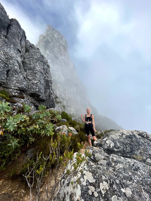 Heidi on a trekking trip