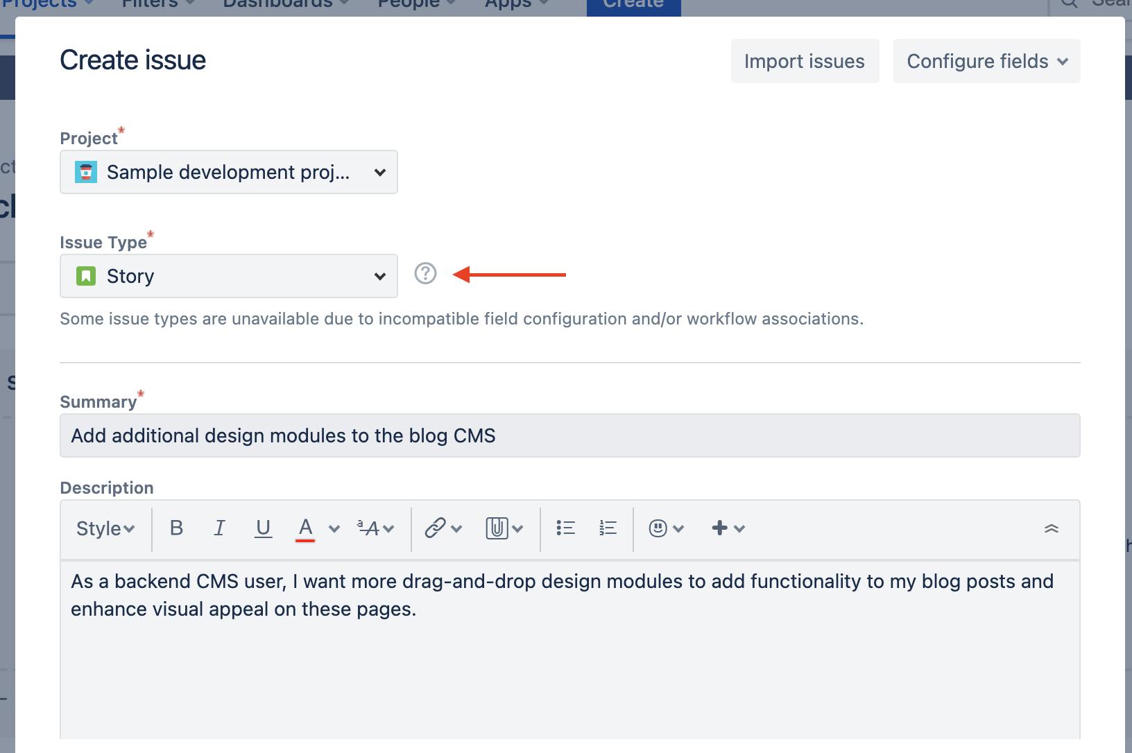 how to write stories on jira