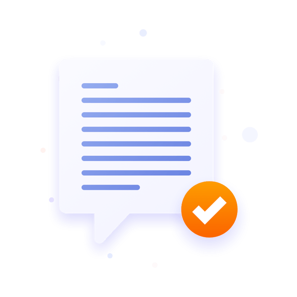 Icon of an issue being submitted via a form in Slack