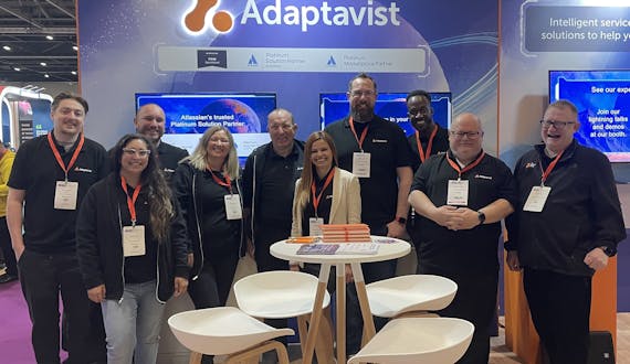 The Adaptavist team on the Adaptavist stand