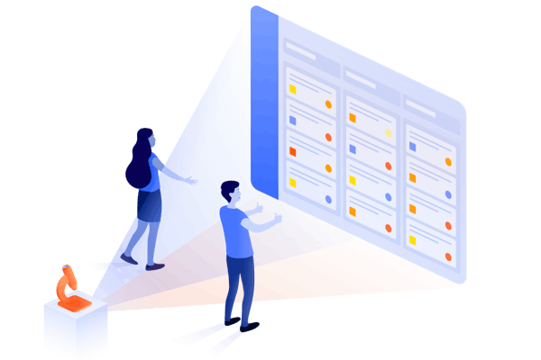 A microscope projector shows a clear view of Jira