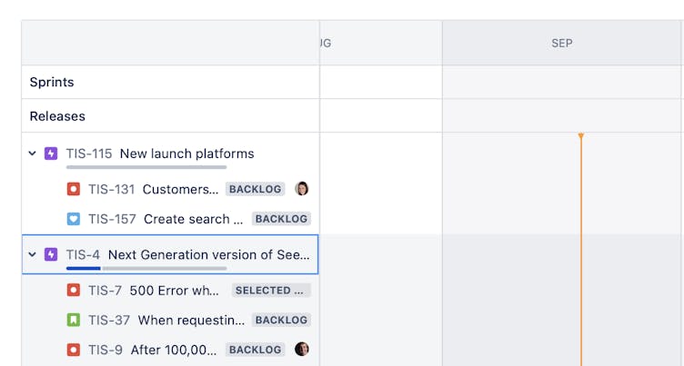 Screenshot showing step one of how to get the big-picture view of your agile project management in Jira.