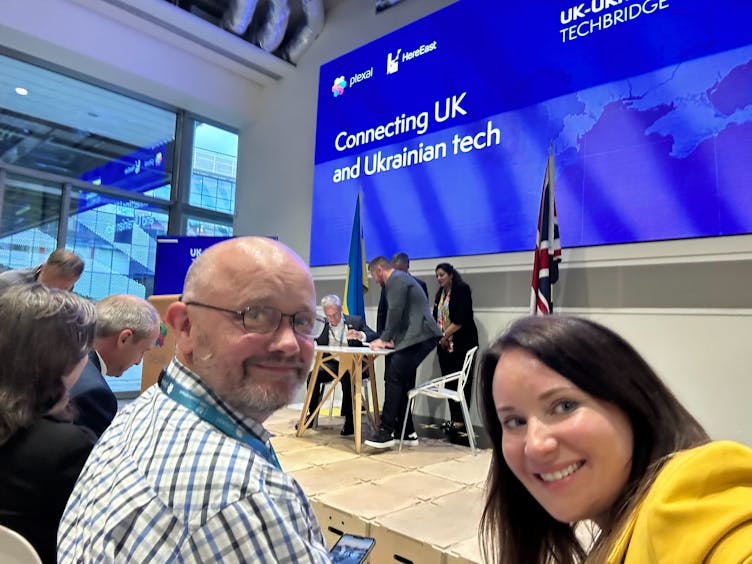 Jari Worsley and Ava Maitland in attendance at the UK-Ukraine TechBridge launch