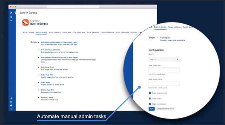 Inside ScriptRunner for Confluence