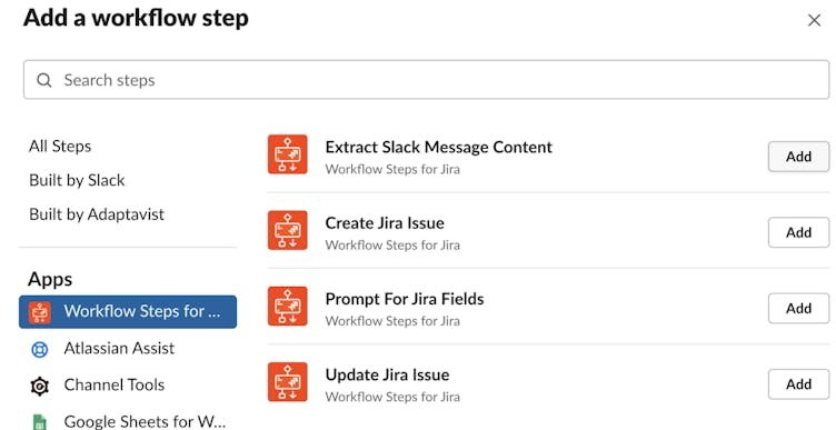 Screenshot showing how to access the Extract a Message step