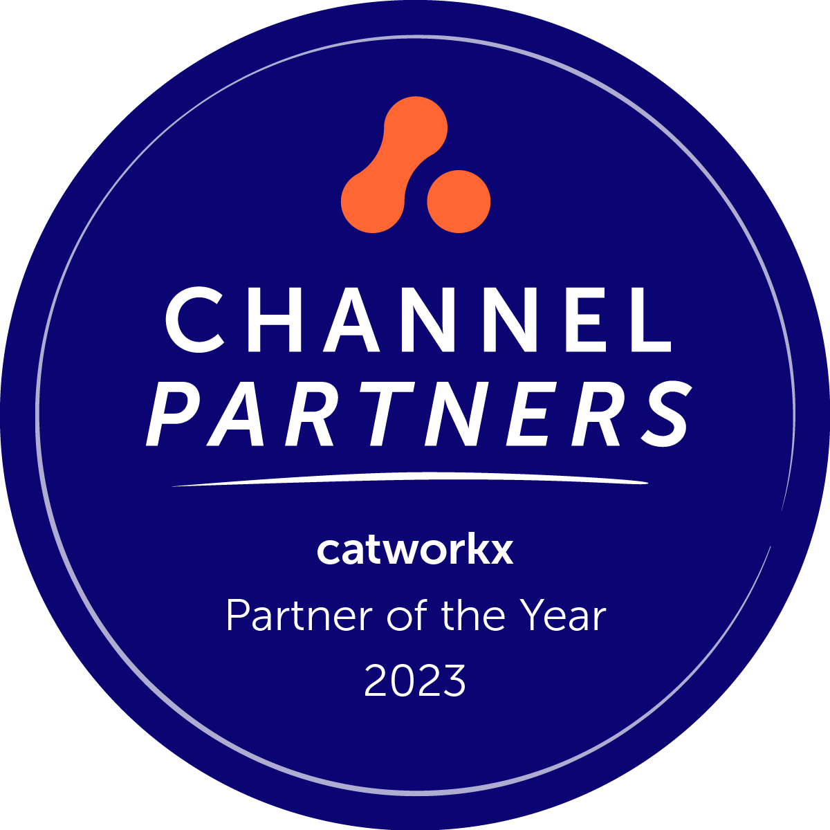 Partner of the Year Winners badge in the Channel Partner Awards 2023