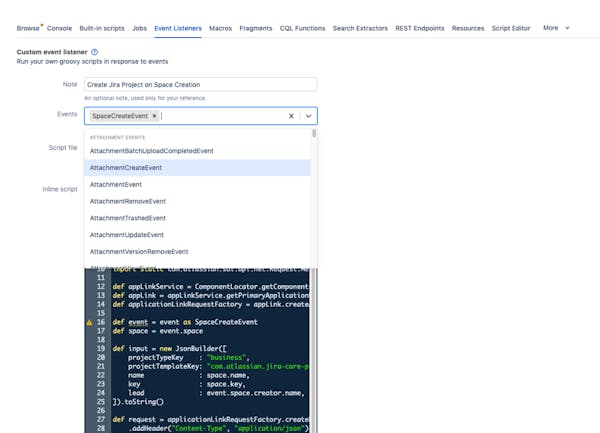Product screenshot for automation