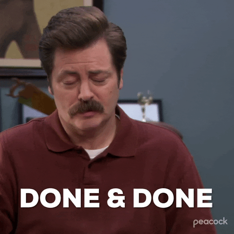How to use GIFs in Slack example 2 - Ron Swanson