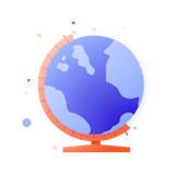 Illustration of a globe