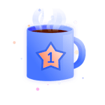 Mug with a star