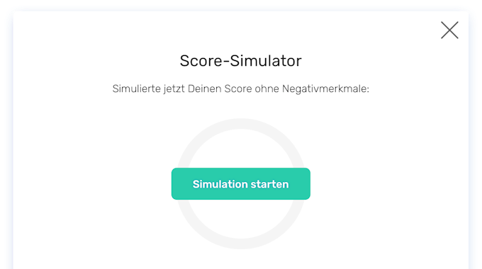 Screenshot bonify Score-Simulator