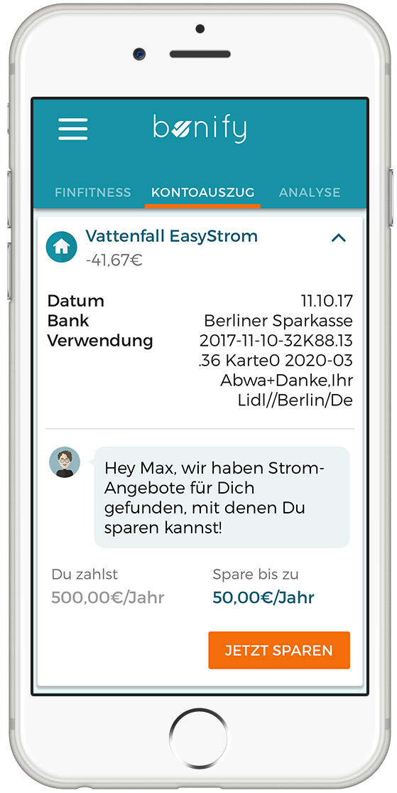 sparradar gasanbieter  wechseln