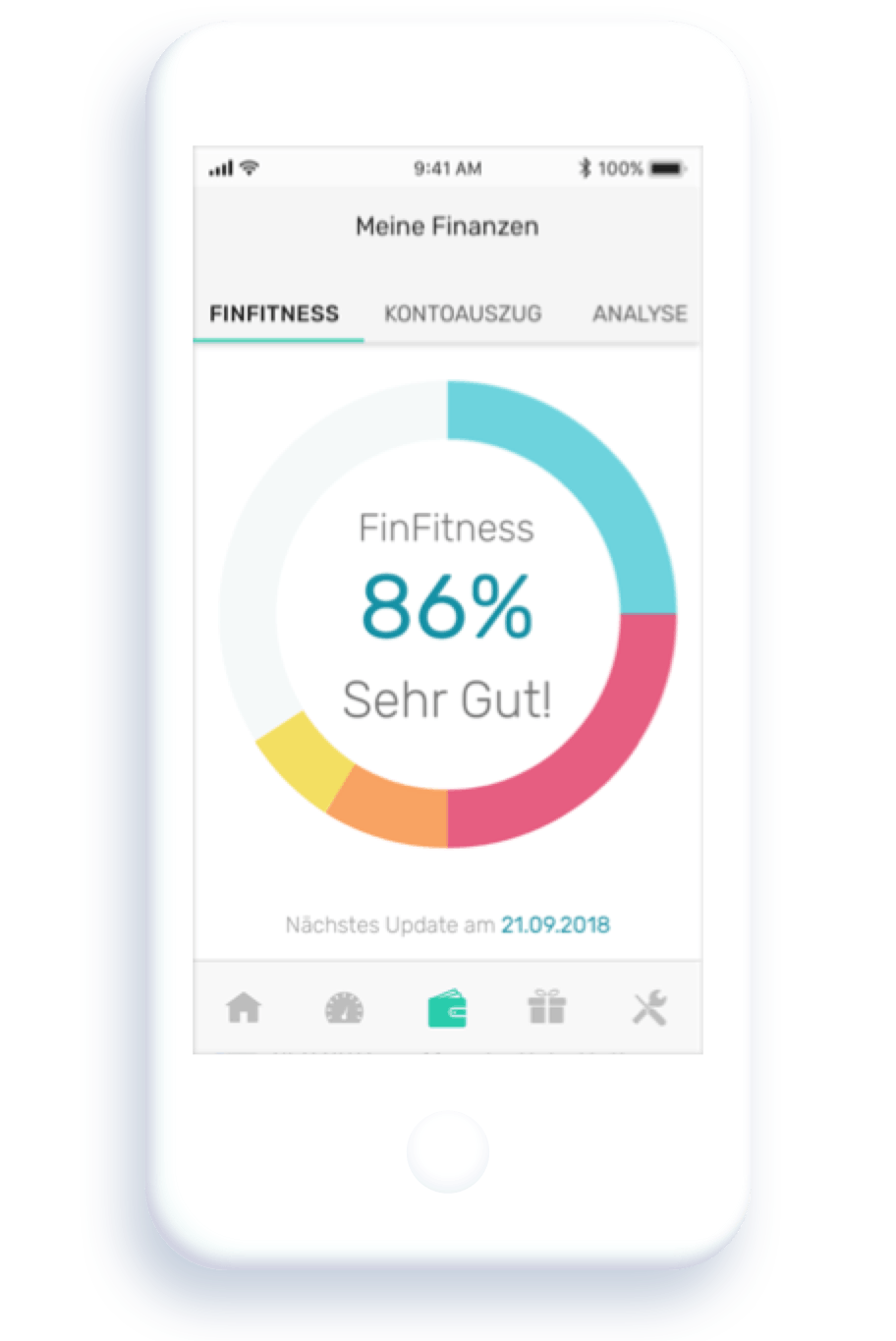 FinFitness Mobile Dashboard