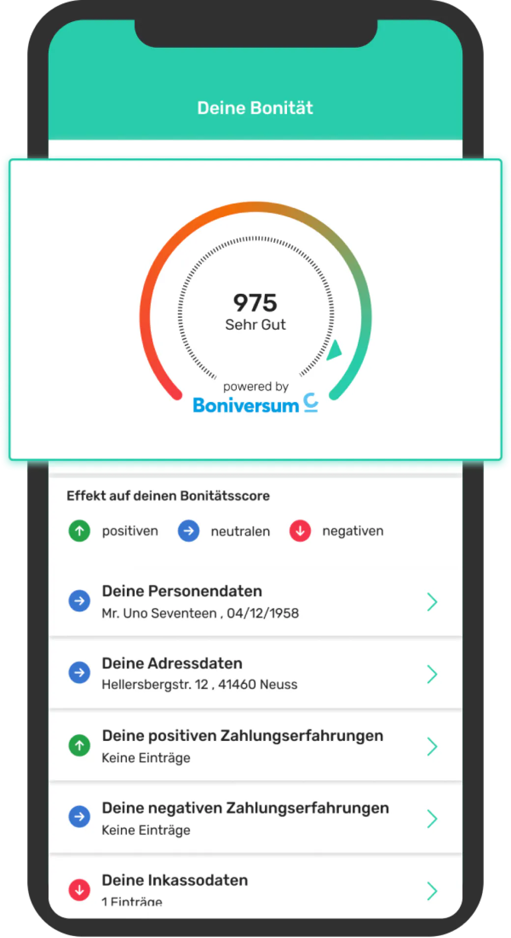 Neues Passwort | bonify