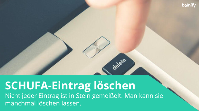 SCHUFAEintrag löschen lassen Schritt für Schritt mit bonify