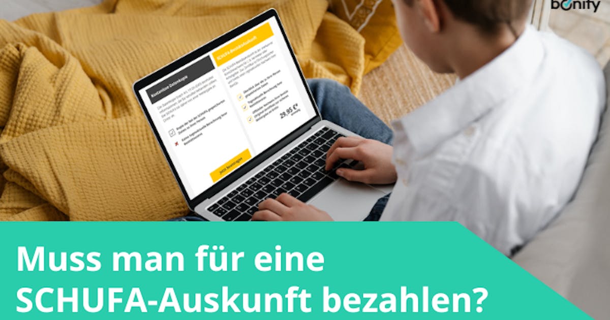 Muss man für eine SCHUFA-Auskunft bezahlen? - bonify