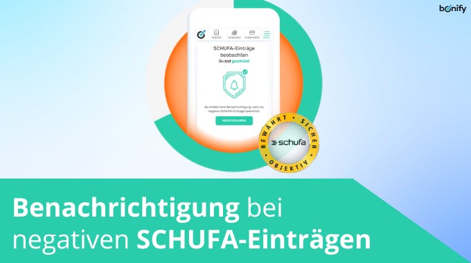 Benachrichtigung bei negativen SCHUFA-Einträgen