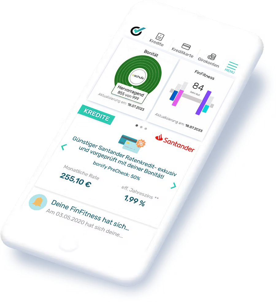 schufa-score und finfitness