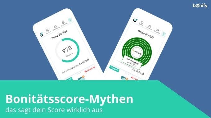 Bonität Mythen Score