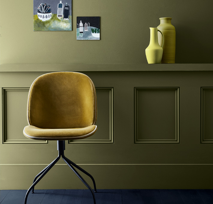 Natuurlijke kleuren; rustgevend en sereen