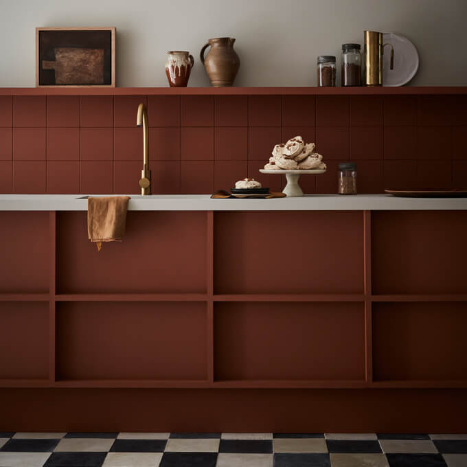 Leverkleur muurverf - een zachte, warme kleur