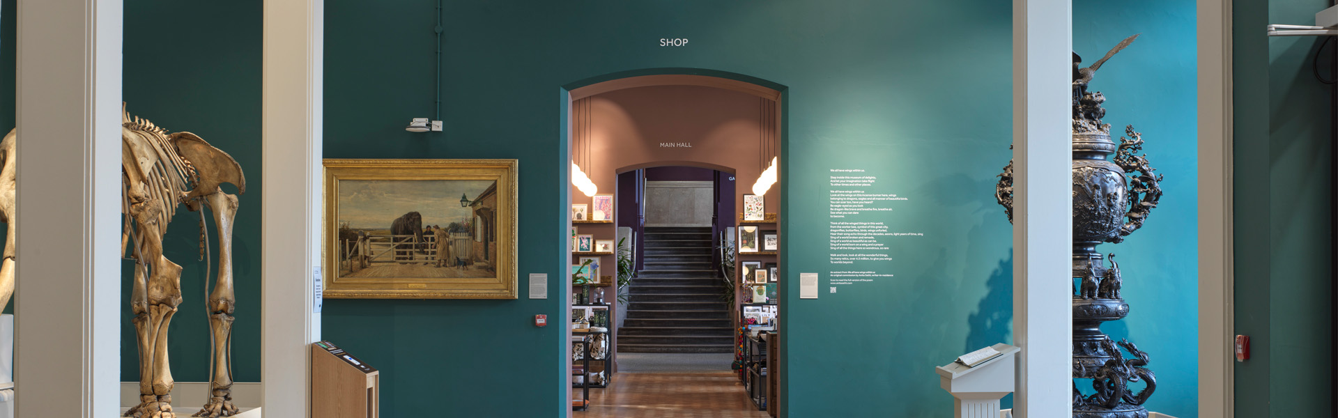 Inside Manchester Museum…