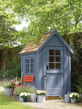 How To Paint A Shed Little Greene Wallpaper Blog - What Is The Best Paint For Sheds