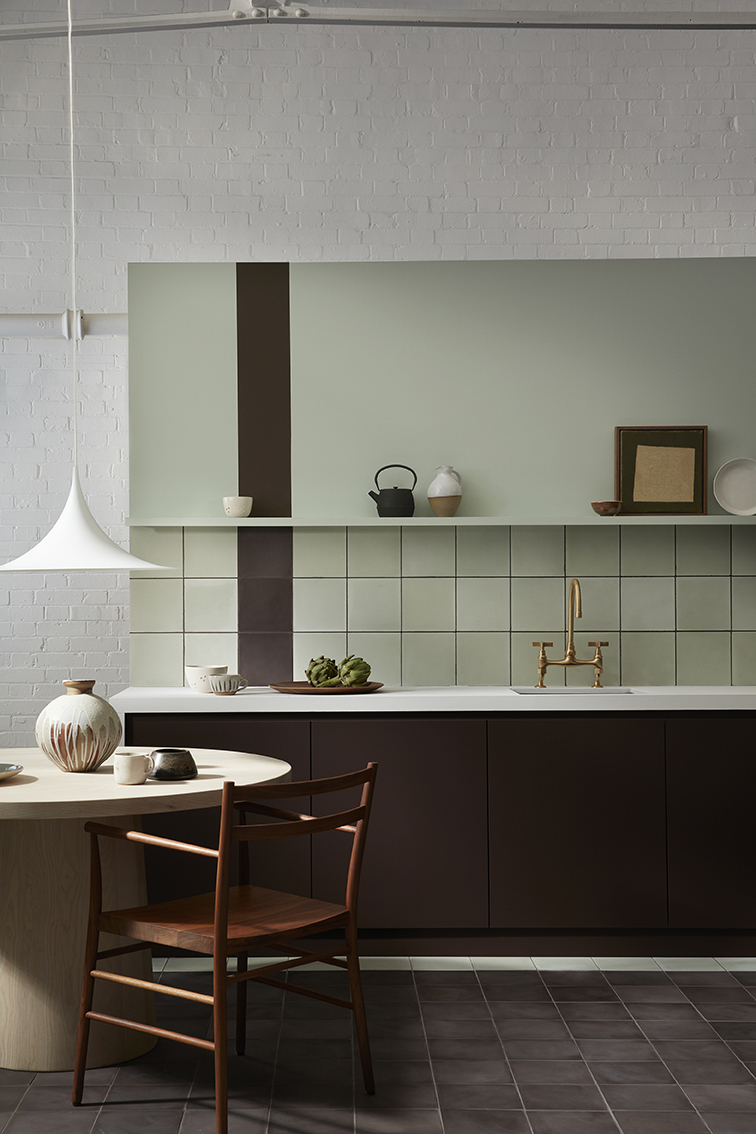 Creëer een warm interieur met bruine muurverf