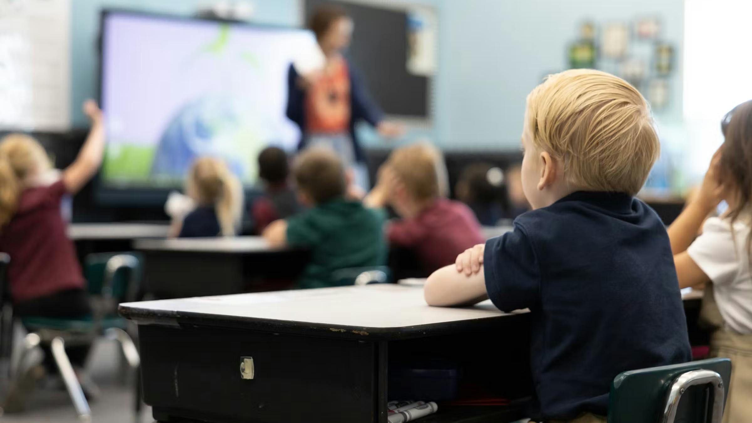 Wyoming student in classroom