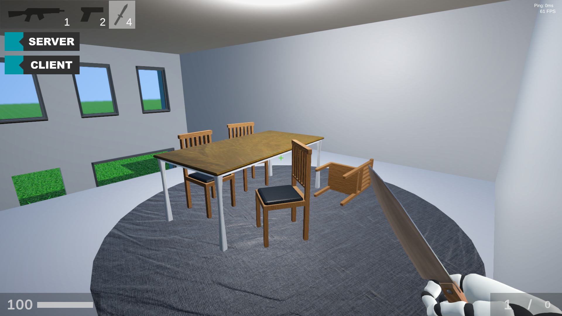 Indoors alpha screenshot of survival game