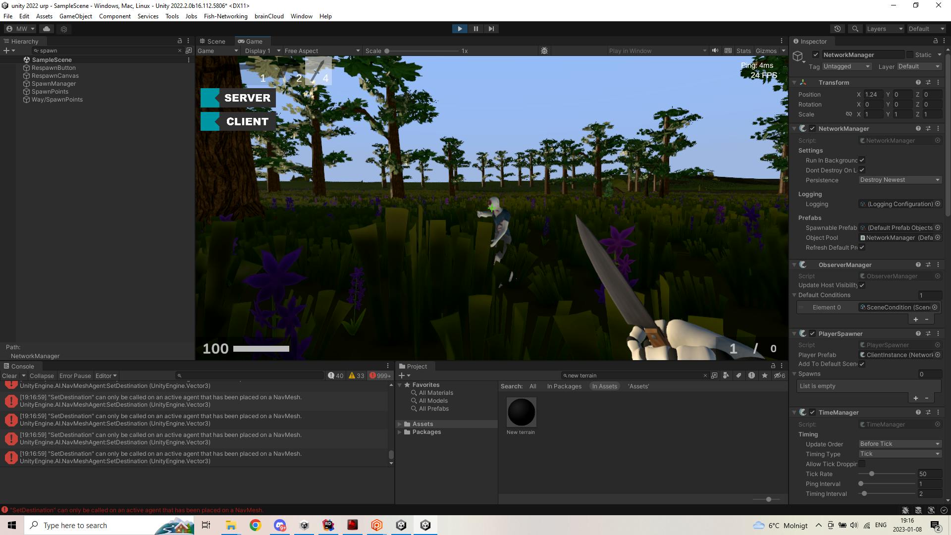C# Unity Online Multiplayer Game