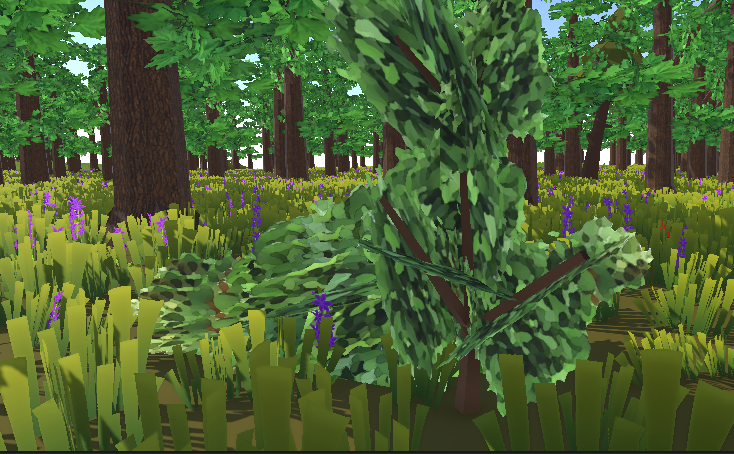 In game screenshot in unity outdoors nature