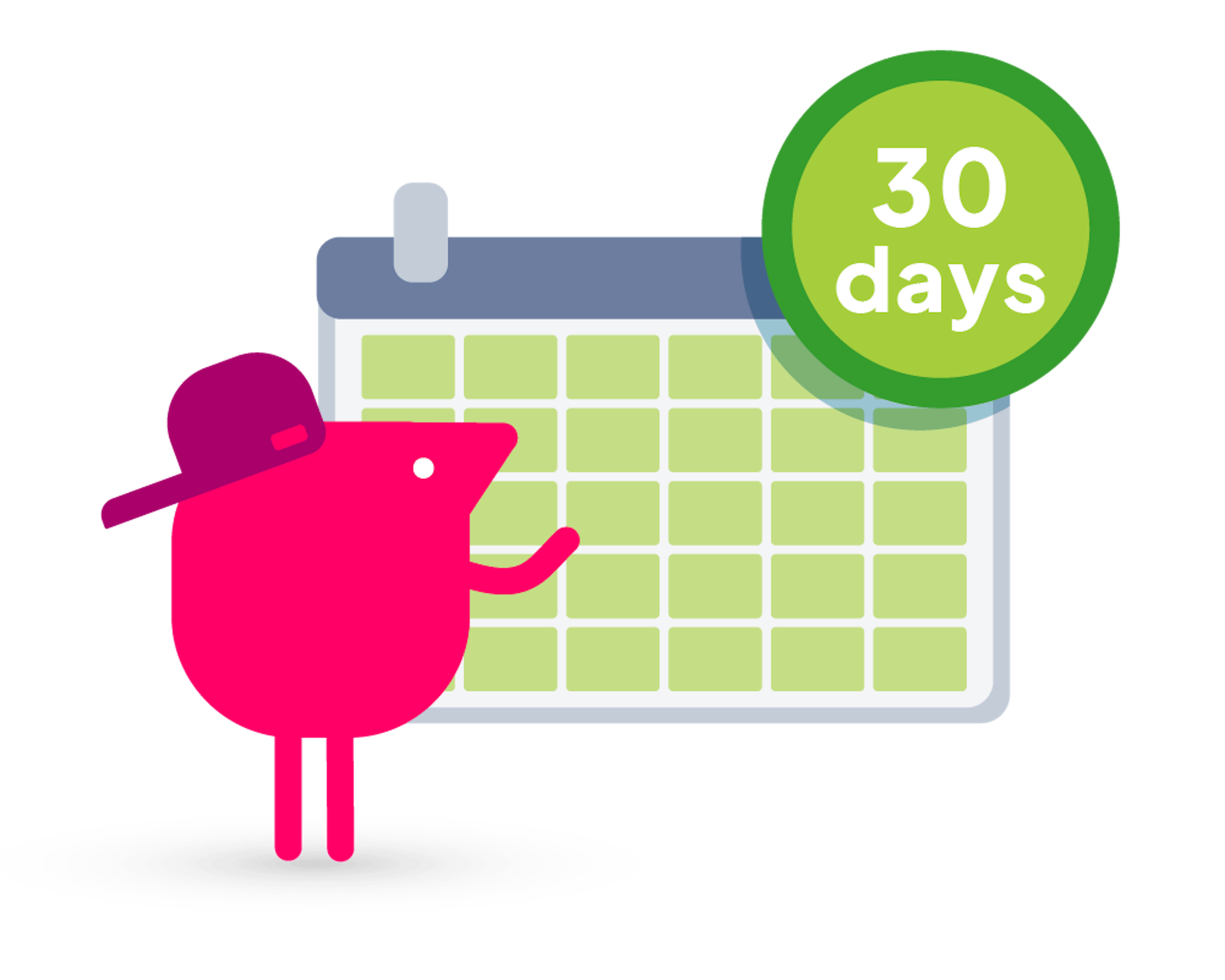 Texthelp with Calendar and the text "30 days"