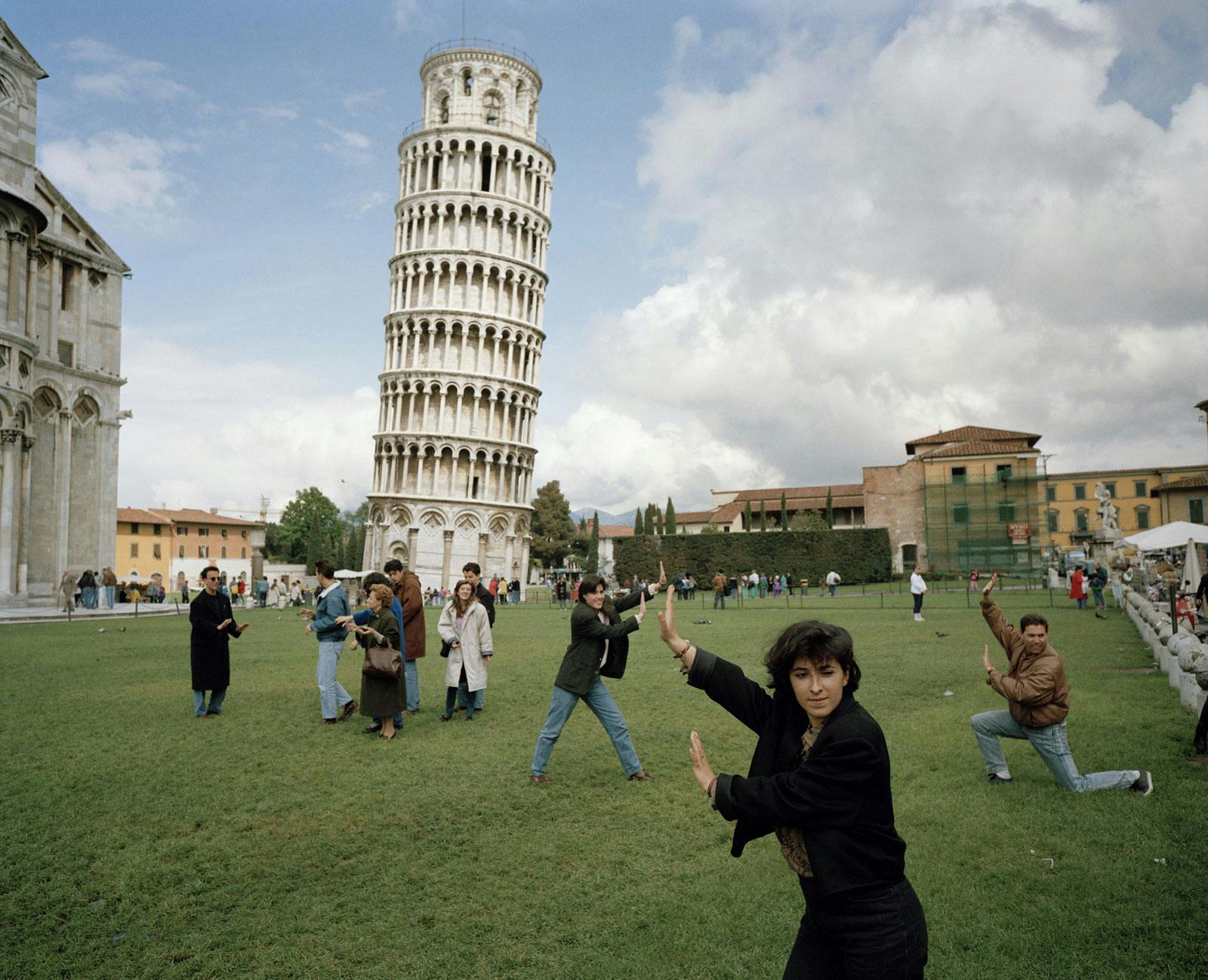The leaning Tower of Pisa