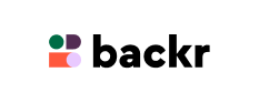 Backr logo with colour