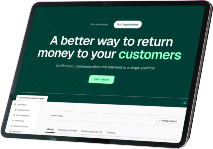 PaidIt website on device screen