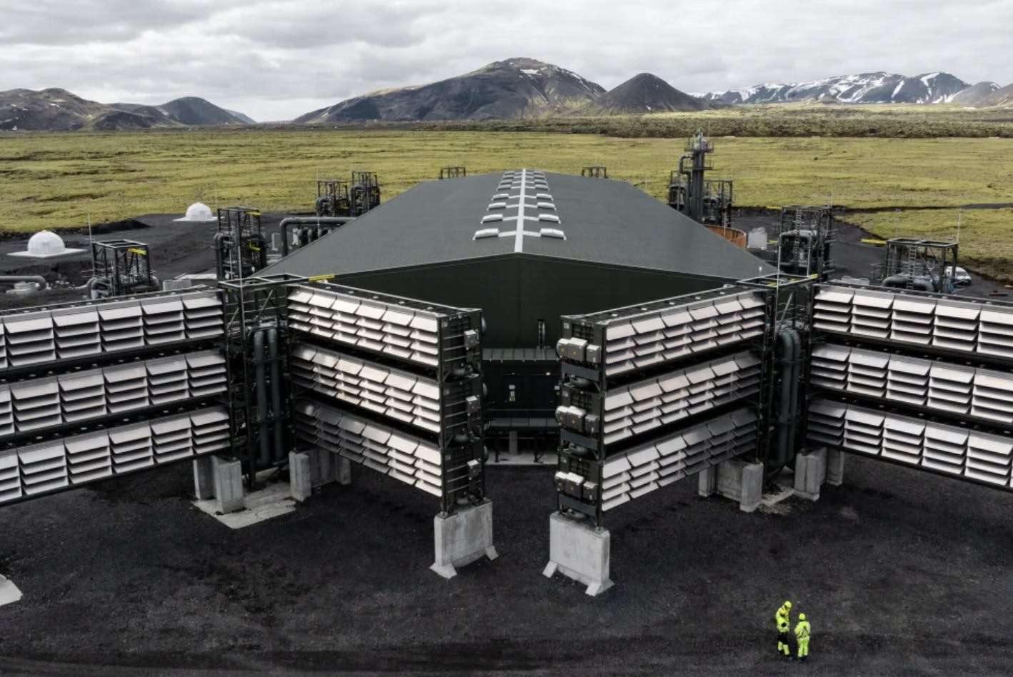 Climeworks' Mammoth plant in Iceland, inaugurated in May 2024.