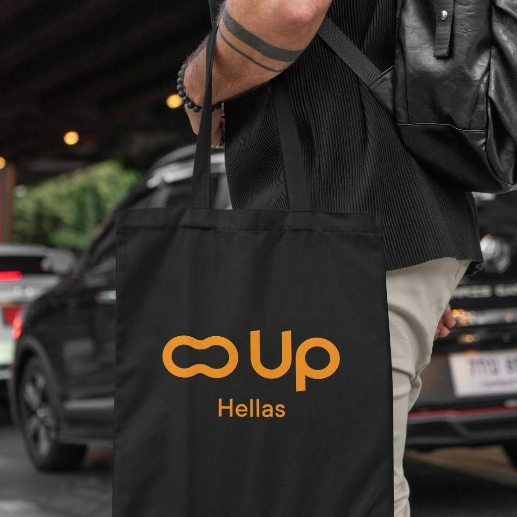 διαφημιστικές πάνινες τσάντες με εκτύπωση λογότυπου