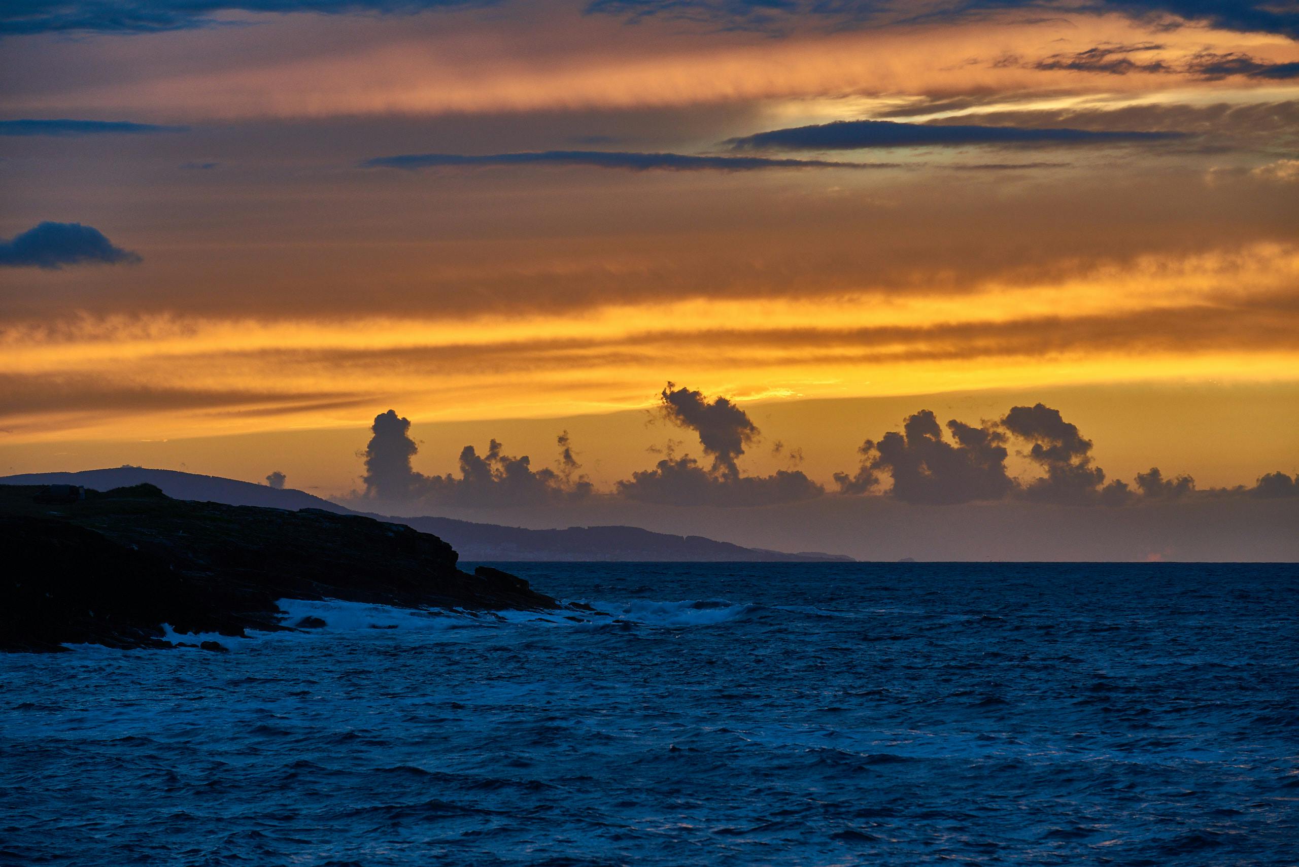 Sunset over Renlo in Galicia. Photography by Xavier Wendling.