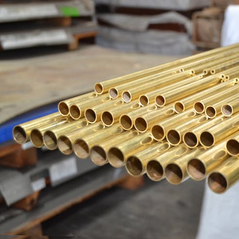 Brass rods. Image Credit: Shutterstock.com/Suryadarma2419