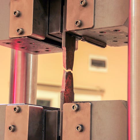Tensile testing machine. Image Credit: Shutterstock.com/Funtay