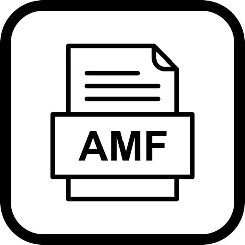 AMF file type icon. Image Credit: Shutterstock.com/IYIKON