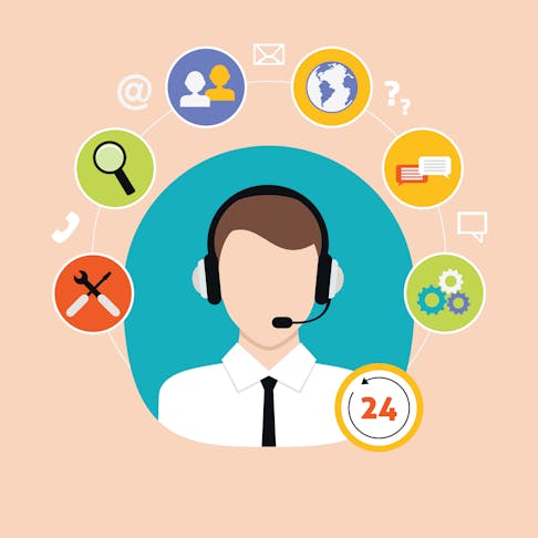 Call center vector. Image Credit: Pixabay.com/ u_oq6yj99wio