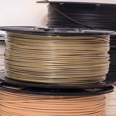 Plastic filament for 3D printer. Image Credit: Shutterstock.com/vchal