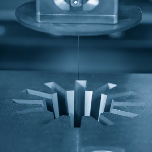 EDM machining. Image Credit: Shutterstock.com/Pixel B