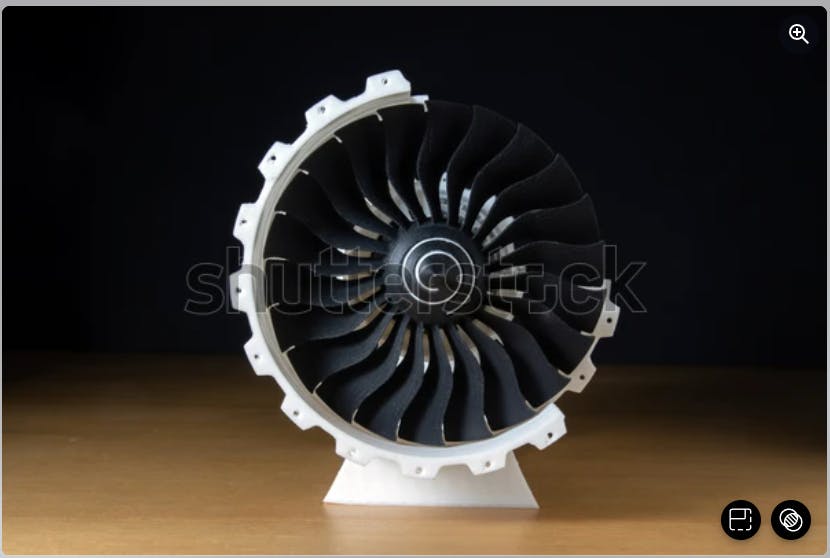 3D printed jet engine