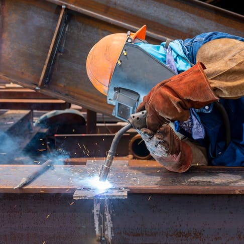 Arc welding. Image Credit: Shutterstock.com/Thaweesak Thipphamon