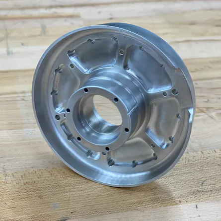 CNC machined gear